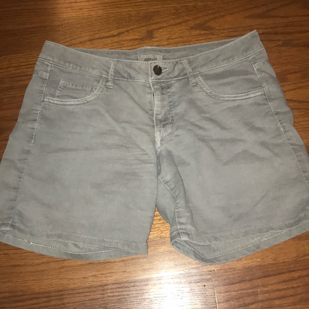 green Aerie shorts